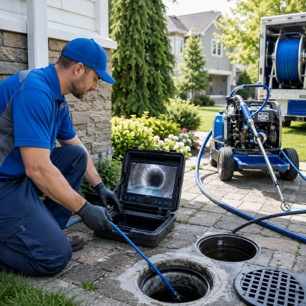 Outdoor drain cleaning professionals serving Brooksville, ME